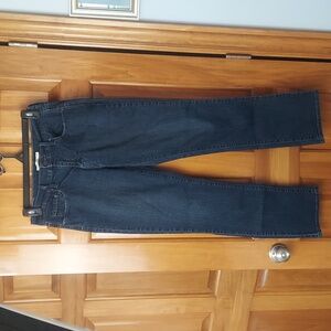 * Levi's 505 Straight Leg Stretchy Dark Blue Jeans Size 8 Like New, Levi Strauss